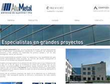 Tablet Screenshot of alumetal.net
